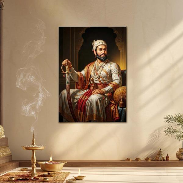 The Dharma Yoddha: Eternal Glory of the Righteous King | Royal Heritage Metal Poster