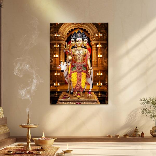Dattatreya: Trimurti Divine Presence Edition Metal Poster