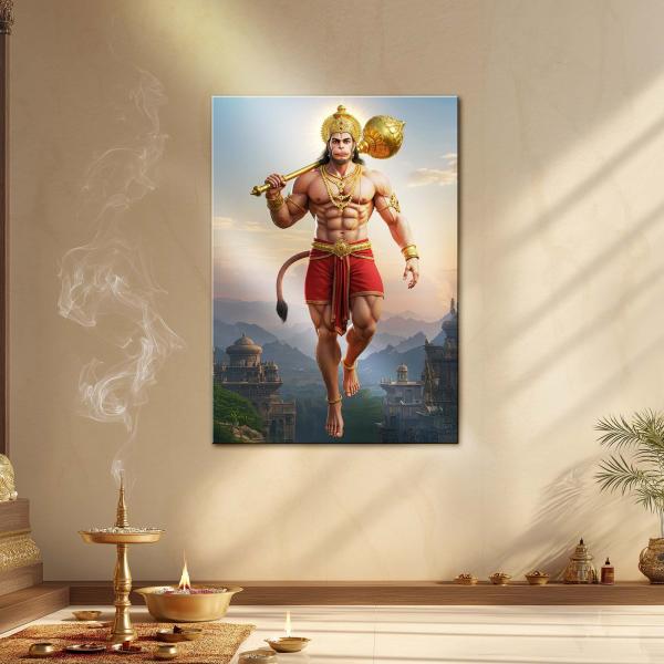Hanuman: Guardian of the Golden Dawn Metal Poster