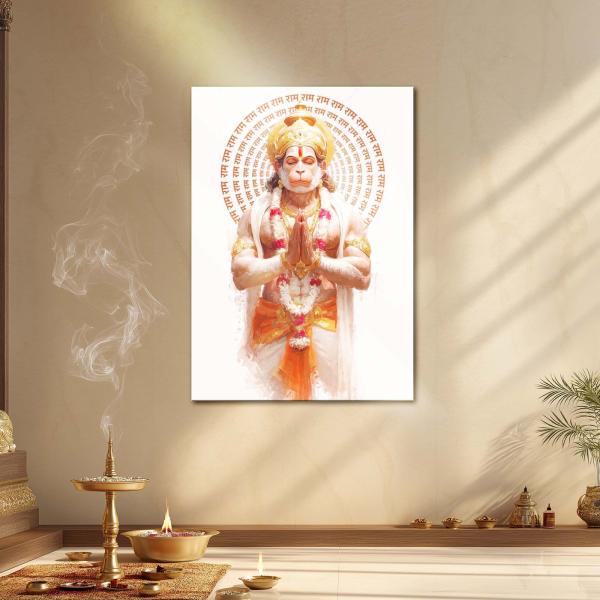 Hanuman: Divine Pranam Edition Metal Poster