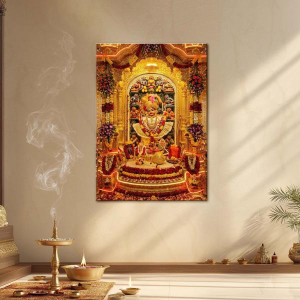 Kashtbhanjan Dev (Shree Hanumanji): The Divine Destroyer of Sorrow & Protector of Devotees | Celestial Metal Poster