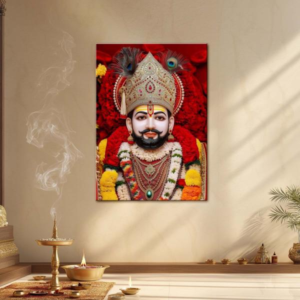 Baba Khatu Shyam Ji: The Eternal King of Devotion & Miraculous Grace | Divine Metal Poster