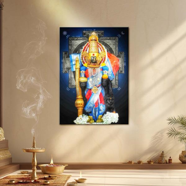 Mahalakshmi: Kolhapur Karveer Nivasini Divine Grace Edition Metal Poster