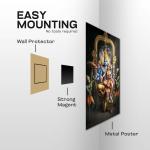 Lakshmi Narayan: Supreme Harmony of Protection & Prosperity | Divine Metal Poster