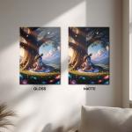 Bal Krishna Leela: The Divine Child of Eternal Bliss Metal Poster