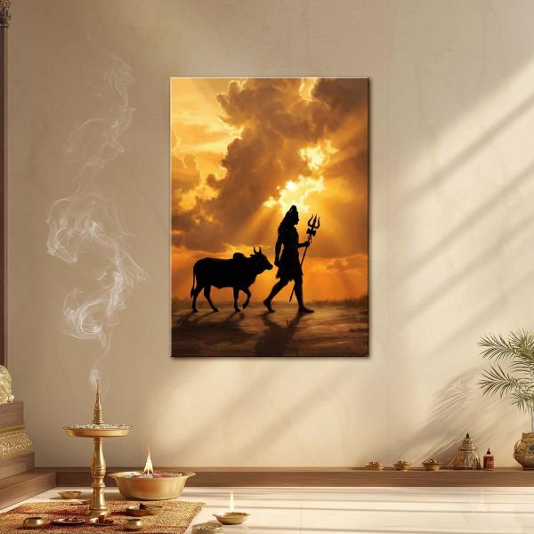 Mahadev: The Eternal Path of Dharma & Detachment | Divine Metal Poster