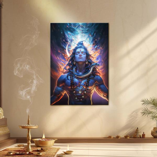 Mahadev: Cosmic Ascendance Metal Poster