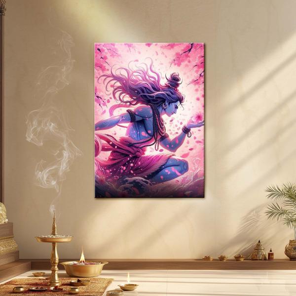 Shiva: The Blooming Cosmic Force Metal Poster