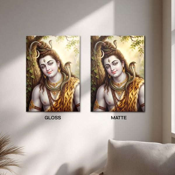Shiva: The Eternal Calm of Mahadev Metal Poster