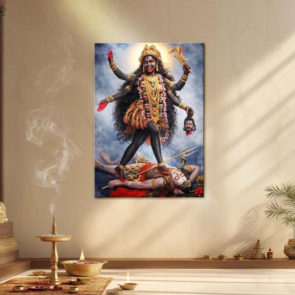 Maa Kali: The Supreme Force of Time, Destruction & Liberation | Fierce Divine Metal Poster