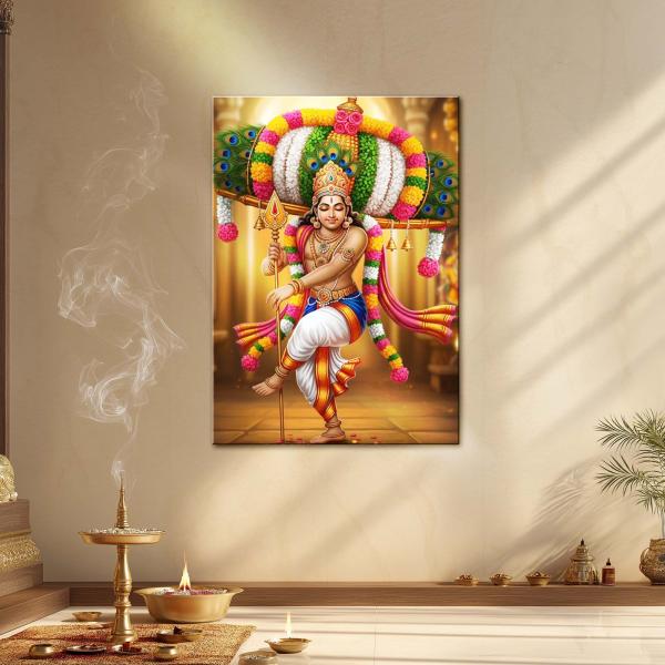 Murugan: Sacred Vel Divine Majesty Edition Metal Poster