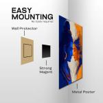 Ardhanarishvara: The Eternal Union of Shiva & Shakti | Divine Metal Poster