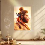Ram Bhakt Hanuman: Strength Guided by Devotion Metal Poster