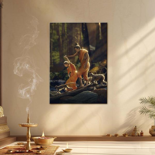 Sita–Ram: The Sacred Journey of Dharma & Divine Love | Eternal Bhakti Metal Poster